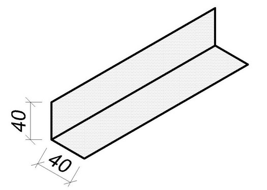 40x40 ince köşebet -Model